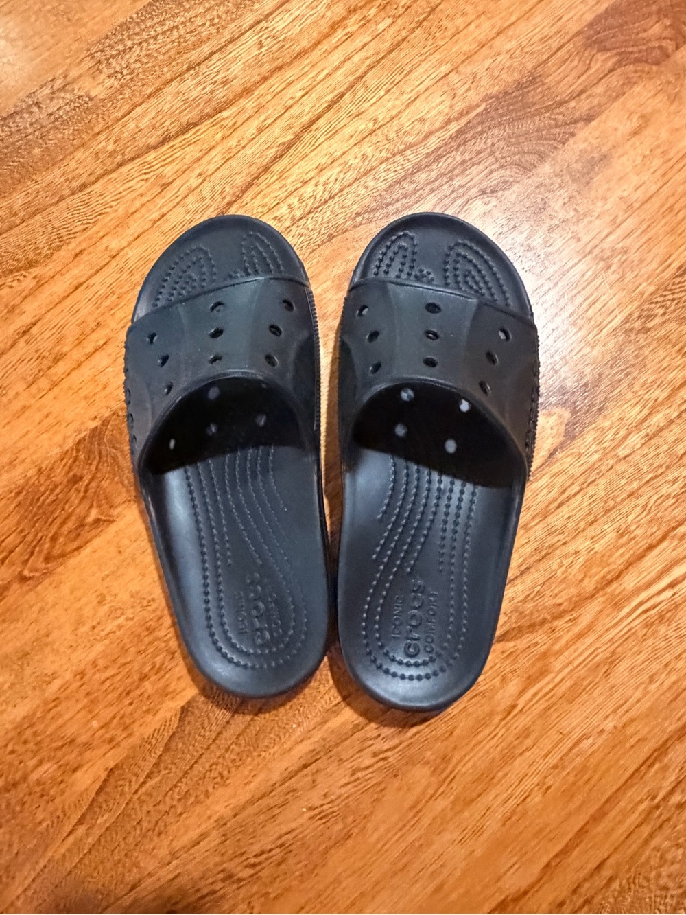 CROCS Black Slide Sandals